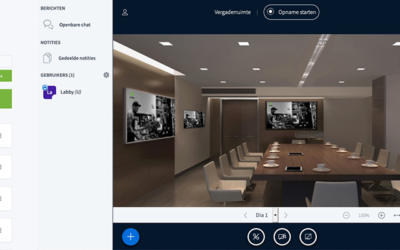 Innovatie voor online vergaderen en lesgeven